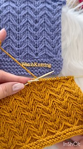The French Fishtail Chevron stitch 🧵 Beautiful texture, just a 4-row repeat, and so fun to knit! 👉 Learn it here: https://youtu.be/hQVFWbh8oiw?si=hEgU1z_jPN0jWYOF #knitting #knittingtutorial #knitpattern #knittinginspiration @watchknitting #fishtail | Watch Knitting