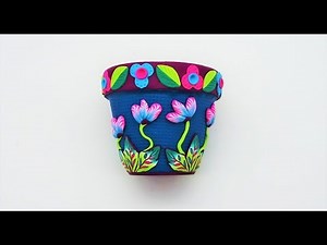 Decorating a Flower Pot with Polymer Clay, a Tutorial.