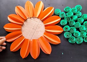3.1K views · 18 reactions | Easy and colourful paper craft for home decoration#decor #DIY #handmade #homedecor #creative #best #craft #walldecor | Ayesha's Creation | Facebook