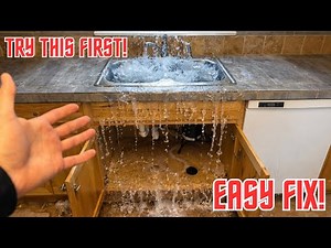 Clogged Kitchen Sink & Garbage Disposal Fix (Step by Step)