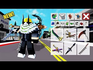7 BLOX FRUITS SWORD In Brookhaven W/ID & Accessories Name - Roblox