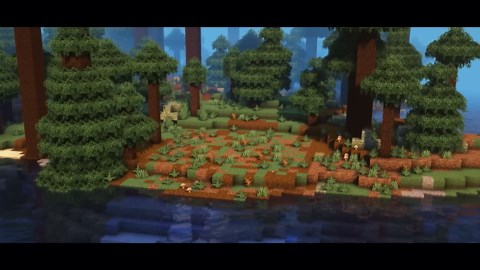 Minecraft Spruce Wood Starter House