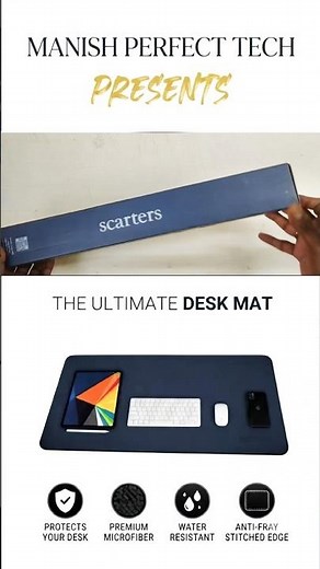 ✨ Best desk mat for workspace? Get this. #gadgets #accessories #desksetup