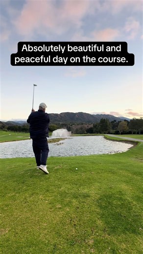 Full round coming soon! I had a great time today at San Dimas Canyon Golf course. If you haven't played there I highly recommend it! #peaceful #peace #myhappyplace #golfaddict #golfer