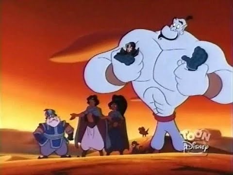 Aladdin - The Wind Jackals of Mozenrath - Mozenrath (and Xerxes') defeat(s)