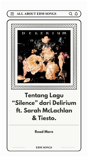 “Silence” Delirium (feat. Sarah McLachlan) & Tiesto