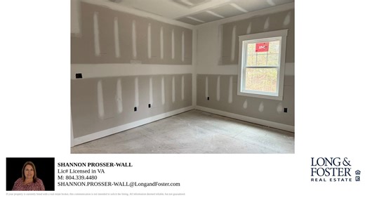 The Bluebird plan features open concept living. With bedrooms on each side. Primary features walk in closet and spacious primary bath. Large kitchen with white cabinets, center island, granite countertops open to large deck. Utility Room has plenty of storage space. LVP flooring throughout entire house, Exterior features board and batten siding on front with country porch all on 1.65 acres. Call now to pick your Lvp and granite colors. Call Shannon Prosser-Wall 804.339.4480 | Long & Foster - Chi