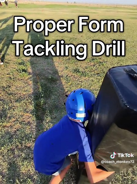 Pirates boy got to work on the second phase of tackling. Form tackling drill using bags. Low impact drill. Proper form of tackling near foot shoulder head to the outside! 🏴‍☠️🏈🔵⚪️ Getting our boys right! Let’s go Junior Pirates #tackling #tacklingdrill #tackle #tacklefootball #fundamentals #linebackers #defensiveback #lineman #linemen #linemanlife #footballtiktok #footballedit #footballseason #footballvideo #defense #coachingtips #coaching #coachinglife #foryou #fyp #viralvideo #viral