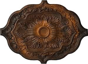 Ekena Millwork Pesaro Ceiling Medallion, Rust