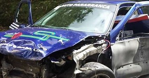 Rally, the pilot burns alive after the accident (Video)