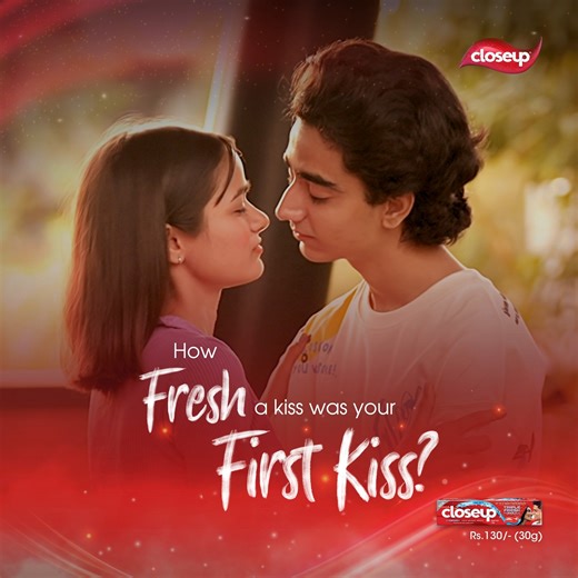 Think back to your first kiss — remember how fresh and unforgettable was it? Share your first-fresh-kiss tales and reminisce about. | Closeup