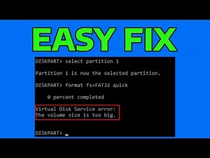How To Fix The Specified Shrink Size Is Too Big DISKPART Shrink Volume Virtual Disk Service Error
