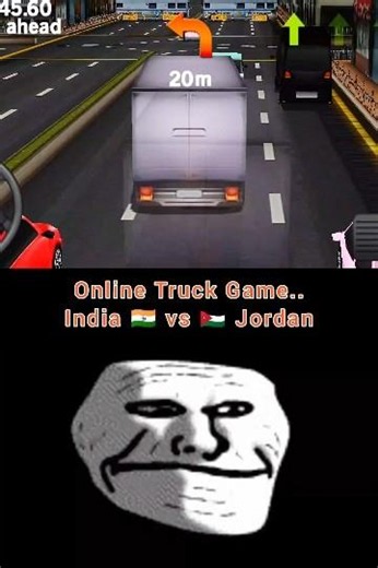 Online Truck Game.. India 🇮🇳 vs 🇯🇴 Jordan #gameplayamanvsforeigners #onlinegame #cargame