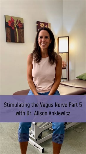 We are back with another tip on stimulating our vagus nerve to unlock some calm and comfort. Today is all about our jaw. Very often when our nervous system is “revving” we tend to have a lot of tension in our jaw. This can create tension headaches, issues with our digestion, bladder function or anything in our pelvic region. Today Dr. Alison Ankiewicz is going to show us 2 simple techniques to distract our jaw in order to create some ease in our digestive system and relief from any tension heada