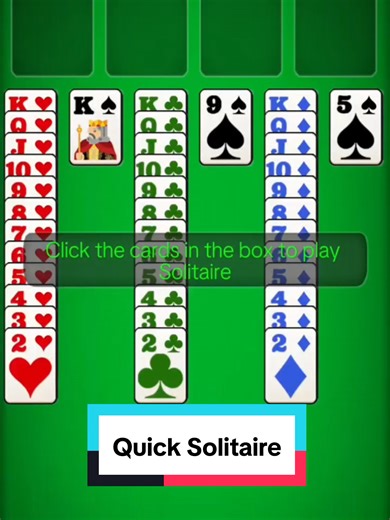 This Quick Solitaire Challenge Is Way Harder Than It Looks 🃏 I didn’t expect Quick Solitaire to be this addictive 😳 Fast rounds, smooth gameplay, and perfect for relaxing or testing your brain. If you love classic card games with a modern twist, this one hits different. Try to beat this level without restarting 👀🃏 Quick Solitaire game, solitaire card game, relaxing mobile games, brain puzzle games, classic solitaire, USA mobile gamers #quicksolitaire #CardGamesUSA #RelaxingGames #paidpartner