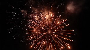 4K colorful fireworks in the night sky. | Premium Stock Video Footage