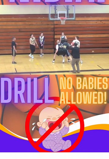 No babies permitted into this rebounding drill 👶 #basketballtiktok #basketballcoach #basketballtraining #basketballchallenge #BasketballTips #basketball🏀 #YouthBasketball #rebounding #basketballdrills #basketballedit