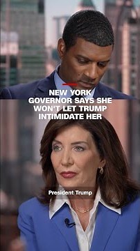 New York governor says she won't let Trump intimidate her