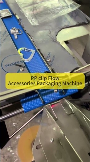 How Are PP Clips Packed? | Automatic Flow Wrapping Process #flowpackingmachine #pillowpackingmachine