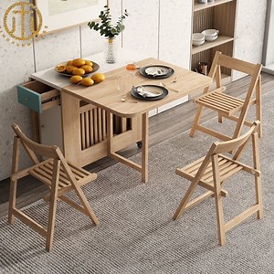 [Hot Item] Modern Minimalist Living Room Multifunctional Folding Telescopic Dining Table