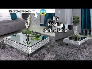 DIY COFFEE TABLE using KITCHEN BACKSPLASH TILES| REUSE WOOD