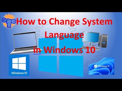 How to Change System Language in Windows 10