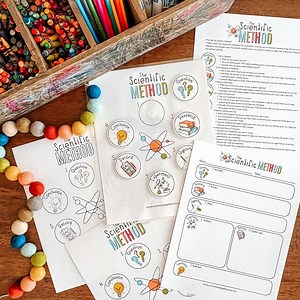 Scientific Method Printable Activity Set, Elementary Homeschool Science Lesson, STEM Kids Activity, Teaching Resource, Experiment Worksheet - Etsy