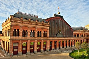 Estacion de Atocha (Atocha Railway Station) in Madrid, Spain