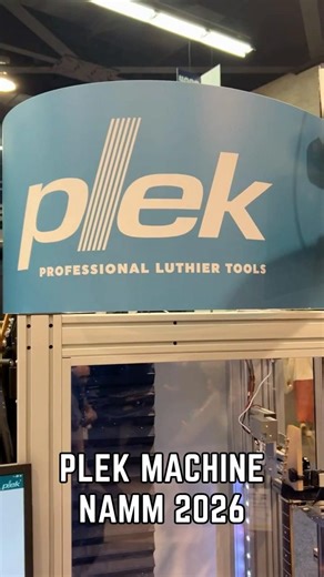 NAMM 2026 PLEK Guitar Machine in Action computer controlled CNC Tool #nammshow #namm2026 #plek