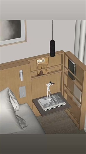 ✨ A hidden bedside table integrated into the headboard offers a sleek and organized solution for tight or minimalist spaces. 🛏️ The pull-out shelf stays concealed when not in use, helping maintain a clean visual line around the bed. 📚 Ideal for keeping essentials—like books or glasses—within reach without adding extra bulk. 🎯 This approach reduces clutter, improves circulation, and keeps the bedroom feeling calm and structured. #bedroomrenovation #BedsideTables #BedroomIdeas | Tiffany Design 