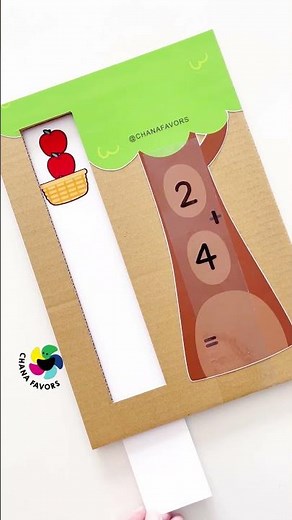 Kids Activity 🧩 | Apple Tree Math Fun #printables #chanafavors #kidsactivities #earlymaths #shorts