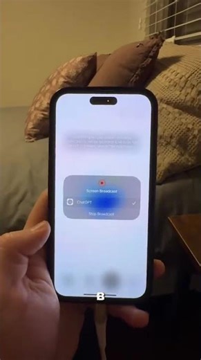 You can now screen share to ChatGPT to get assistance using your phone, or learning how to do new th