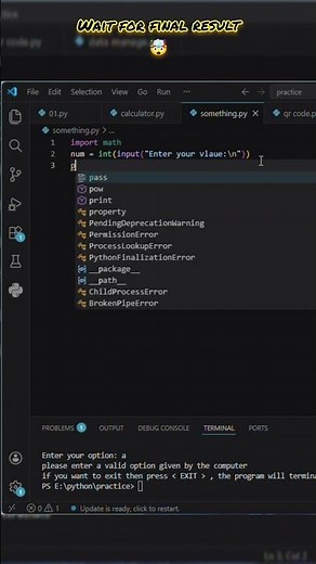 #shorts #viral #programming python programming small code for beginners