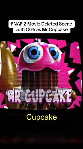 My FNAF 2 Movie DELETED SCENE as Mr Cupcake #shorts #fnaf