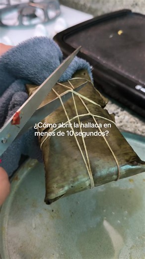 Ustedes la abren así o a la vieja escuela ? #navidadvenezolana #hallacas #hallacasvenezolanas