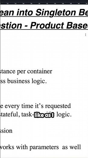 Inject Prototype into Singleton Bean in Spring Boot 💥 #JavaInterview