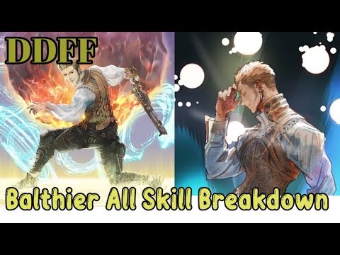 [DDFF] Balthier PV All Skill Abilities Breakdown
