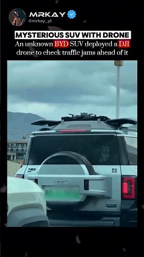 A SUV That Comes with a DRONE 🔥