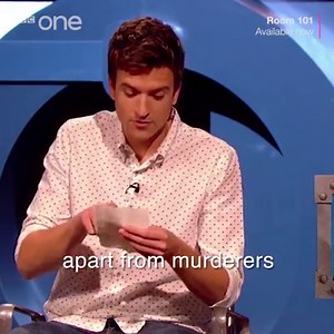 Greg James wants to put the Kardashians into Room 101. | BBC iPlayer