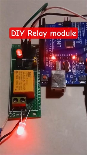 DIY relay module ♥️ #electronic #diy #mechanic #fyp #youtubeshorts