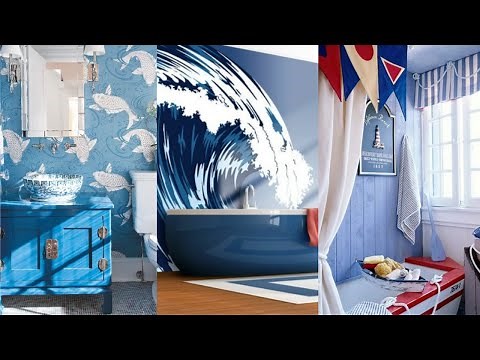 Sea Inspired Bathroom Ideas. Marine and Beach Themed Bathroom Decor.