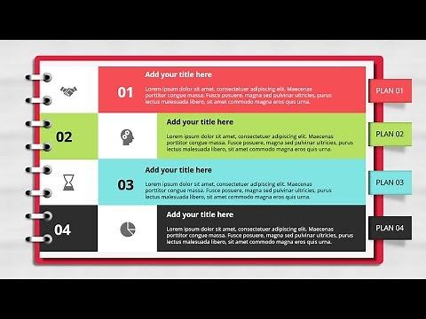 Multipurpose Notepad with Spiral binding design slide in PowerPoint