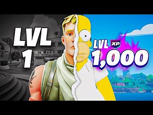 How To *ACTUALLY* Level Up FAST in Fortnite SIMPSONS SEASON! (TOP TIPS You Need To KNOW!)