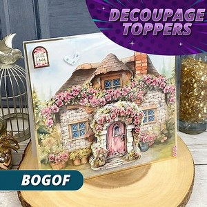 Layer up your craft projects and impress any recipient with our fabulous Decoupage Toppers - NOW BOGOF! 🤩 Containing all kinds of artwork and sentiments for any occasion! This weekend only! 👉 https://tinyurl.com/2jhjn62z | Hunkydory Crafts