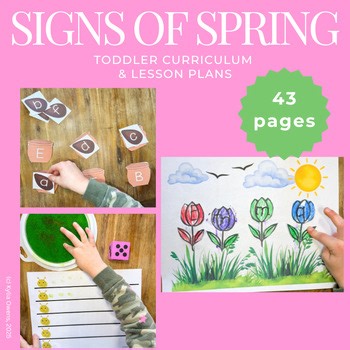 Spring Crafts Toddler Activities Curriculum & Lesson Plans For March