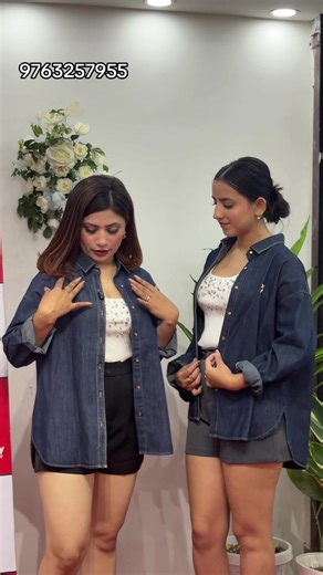 Stylish Jeans Shirt - Delivery Across Nepal!