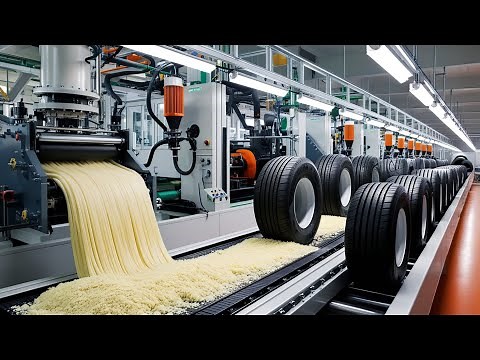 How Farmers Harvest Rubber Latex: The Process of Making Tires and Mattresses in Factories