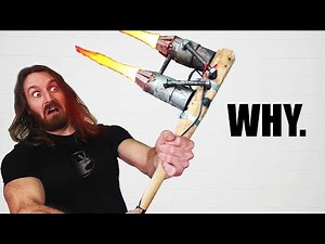 We Made A ROCKET BAT from Fallout! (Super Dangerous)