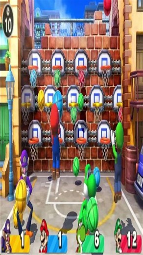 Mario Party the Top 100 Mini Basketball Shooting Game – Who Scores the Most