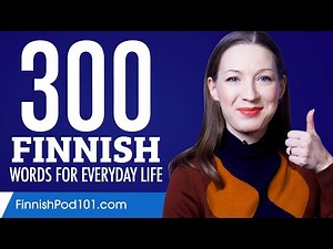 300 Finnish Words for Everyday Life - Basic Vocabulary #15